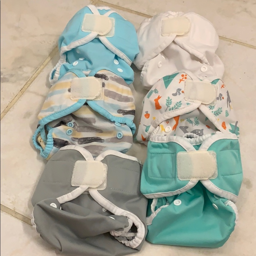 6 Thirsties duo wraps size 1- great used condition